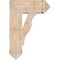 Ekena Millwork Funston Arts & Crafts Smooth Bracket, Douglas Fir, 5 1/2"W x 18"D x 26"H BKT06X18X26FST03SDF - alternate 3